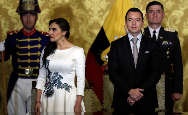 El gabinete ministerial de Noboa se activa en redes sociales para respaldarlo tras la denuncia de Verónica Abad