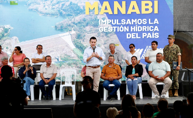En el Nuevo Ecuador, Manabí contará con proyectos hídricos que fortalecerán su capacidad productiva, energética y agrícola