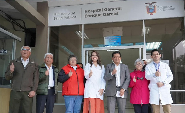 Gobierno amplía la cobertura del Hospital Enrique Garcés con equipamiento y la construcción de una nueva torre