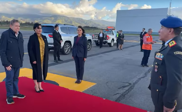 El líder de la oposición de Venezuela Edmundo González arribó a Ecuador este lunes 27 de enero del 2025