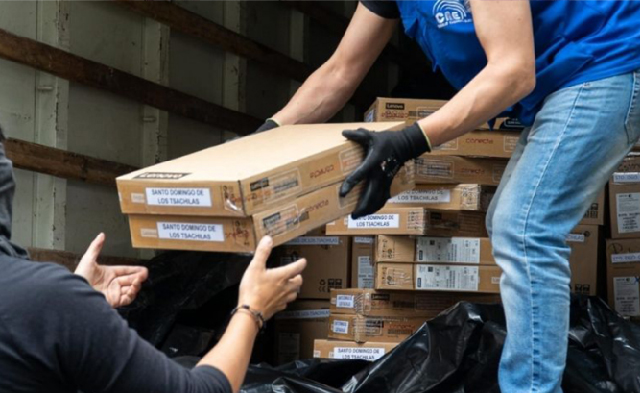 CNE inició la distribuición de paquetes electorales en Pichincha
