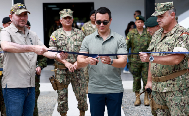 Gobierno del presidente Daniel Noboa entrega instalaciones para el descanso digno de militares en Esmeraldas, zona prioritaria en seguridad