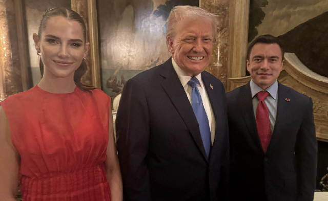 Daniel Noboa se reúne con Donald Trump en Miami