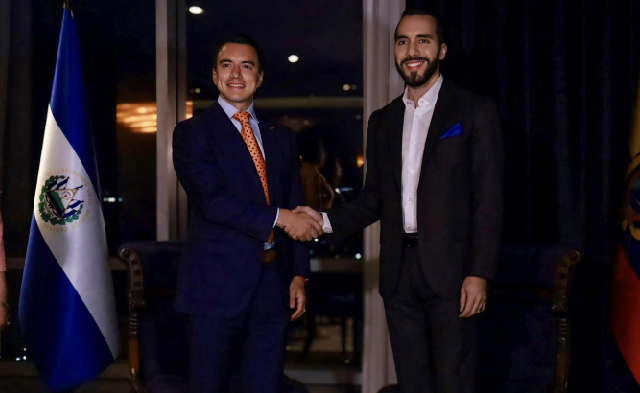 El presidente Noboa asistió a la investidura presidencial de Nayib Bukele, en El Salvador