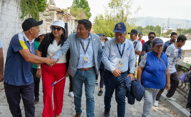 Cantón Rumiñahui impulsa obras para mejorar la calidad de vida en San Marcos