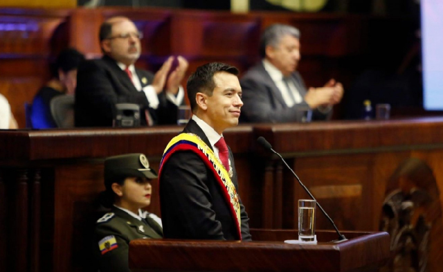 El nuevo Ecuador resuelve: el presidente noboa destacó los logros de sus primeros seis meses de gestión