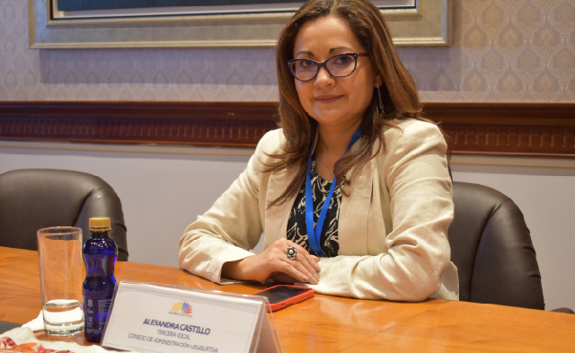 Asambleísta Alexandra Castillo anuncia separación de la bancada de Construye