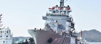 Corea del Sur donó a la Armada del Ecuador un buque para el combate del narcotráfico