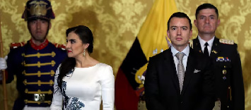 El gabinete ministerial de Noboa se activa en redes sociales para respaldarlo tras la denuncia de Verónica Abad