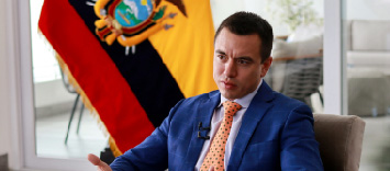 Presidente Noboa promete indulto a joven procesado por defenderse de delincuentes