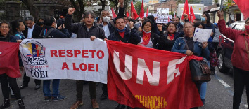 Frente Popular y UNE anuncian movilizaciones desde este miércoles 2 de julio