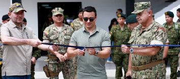 Gobierno del presidente Daniel Noboa entrega instalaciones para el descanso digno de militares en Esmeraldas, zona prioritaria en seguridad