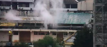 ECU 911 alerta explosión en el Hospital Eugenio Espejo, en Quito, este jueves 27 de marzo