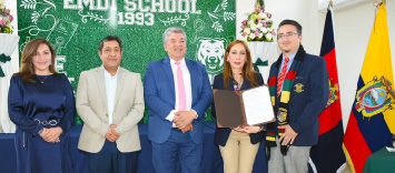 EMDI School: 31 años de excelencia educativa reconocidos por el Dr. Eckenner Recalde, Vicepresidente de la Asamblea Nacional
