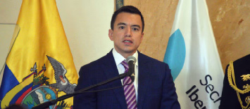 Noboa busca que el estado no financie campañas políticas