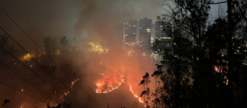 Detenido presunto pirómano que inició incendio en Guápulo
