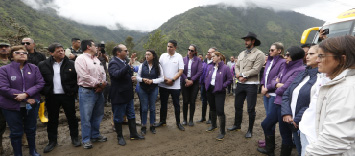 El Gobierno Nacional prioriza la atención en salud, el restablecimiento de la conectividad vial y la reactivación turística y agrícola en Baños