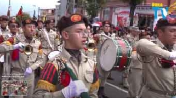 DESFILE CÍVICO MILITAR EN SANGOLQUÍ FIESTAS DE CANTONIZACIÓN